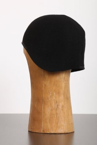 scha - Felt hat Dakar with ribbon wool black