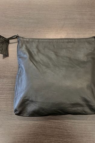 black by k&m - Leather clutch untensil bag black
