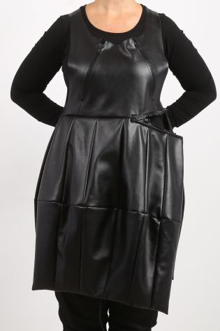 creare - Dress BASK vegan leather black - Summer 2022