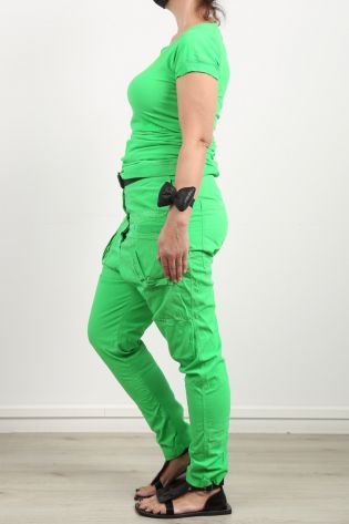 rundholz dip - Pants with pockets and long trouser legs gecko - Summer 2022