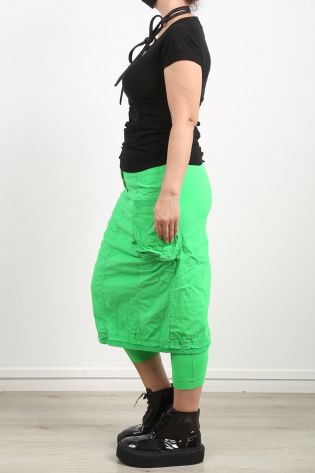 rundholz dip - Tube skirt with many pockets and rib inserts Cotton Stretch gecko