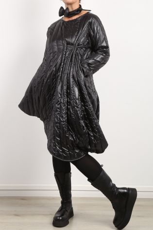creare - Kleid MOOD im Empire Style gesteppt black
