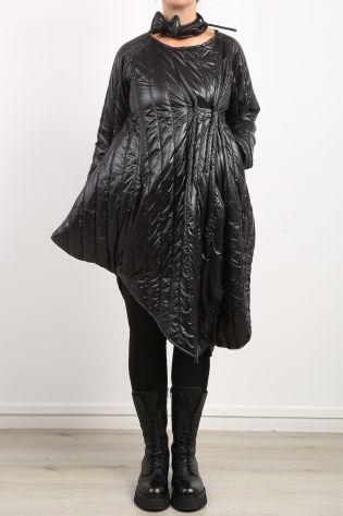 creare - Kleid MOOD im Empire Style gesteppt black