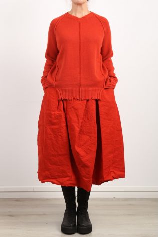 hannoh wessel - Skirt JOLIE in tulip shape red
