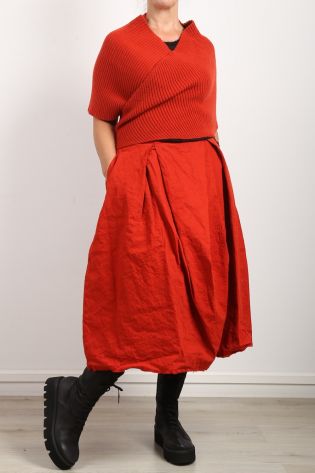 hannoh wessel - Skirt JOLIE in tulip shape red