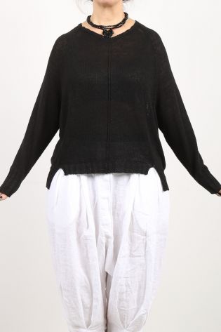 hannoh wessel - Sweater KOSETTA linen black