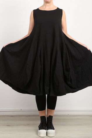 rundholz - Tunic dress in balloon shape Heavy Jersey black