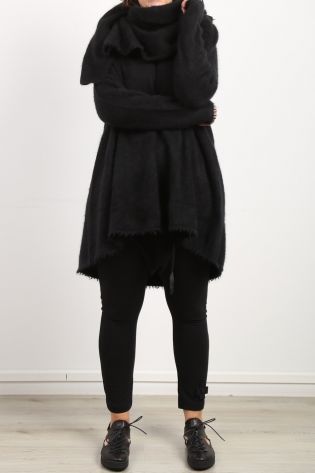 pluslavie - Sweaterhose PANT 2 JOG mit Kreuzknopf black