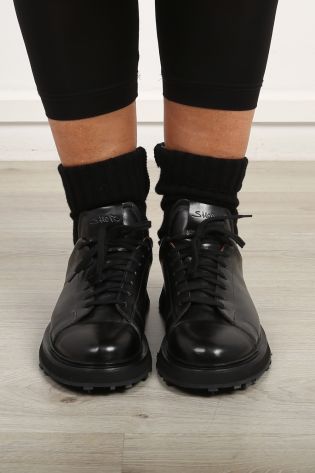 mjw - Knitted socks cashmere black