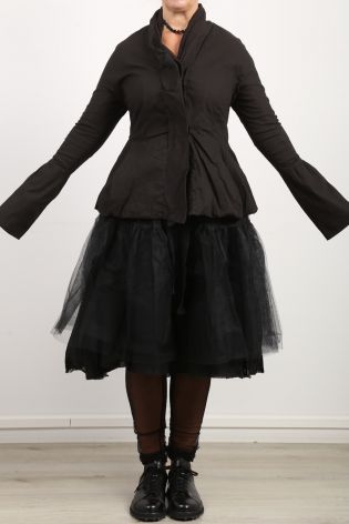 rundholz dip - Jacke mit Ärmeln in Tulpenform Super Stretch black