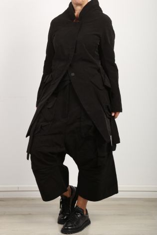rundholz black label - Pants with large pockets and loops black