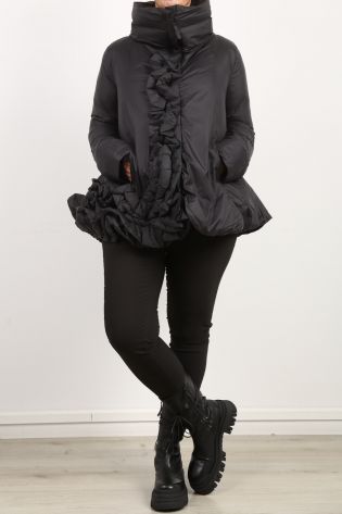 rundholz black label - Jacke mit Rüschen und Entendaunen black