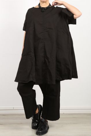rundholz dip - Hose mit großen aufgesetzten Taschen Cotton Stretch black
