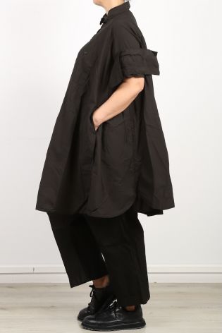 rundholz dip - Hose mit großen aufgesetzten Taschen Cotton Stretch black