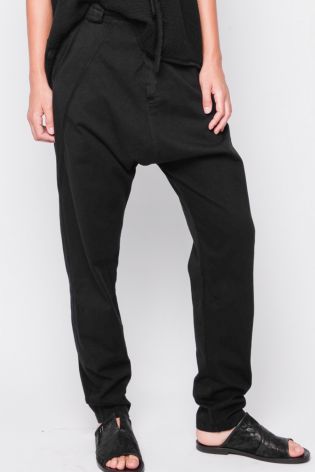 black by k&m - Hose WHAT MORE DO I HAVE TO SAY Jersey Cotton black