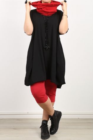 rundholz black label - Shirtkleid in Ballonform mit 3/4 Ärmeln Jersey Stretch black