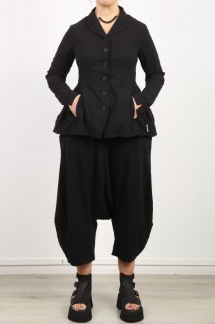 rundholz black label - Taillierte Jacke mit dekorativen Nähten super Stretch black
