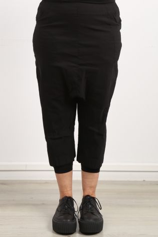 rundholz dip - Lower crotch pants super stretch black